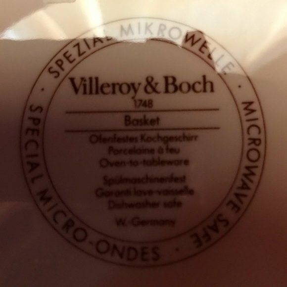 Villeroy & Boch Basket Pattern Microwave Baker - Picture 2 of 3